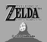 Legend of Zelda, The - Link's Awakening (France) Title Screen
